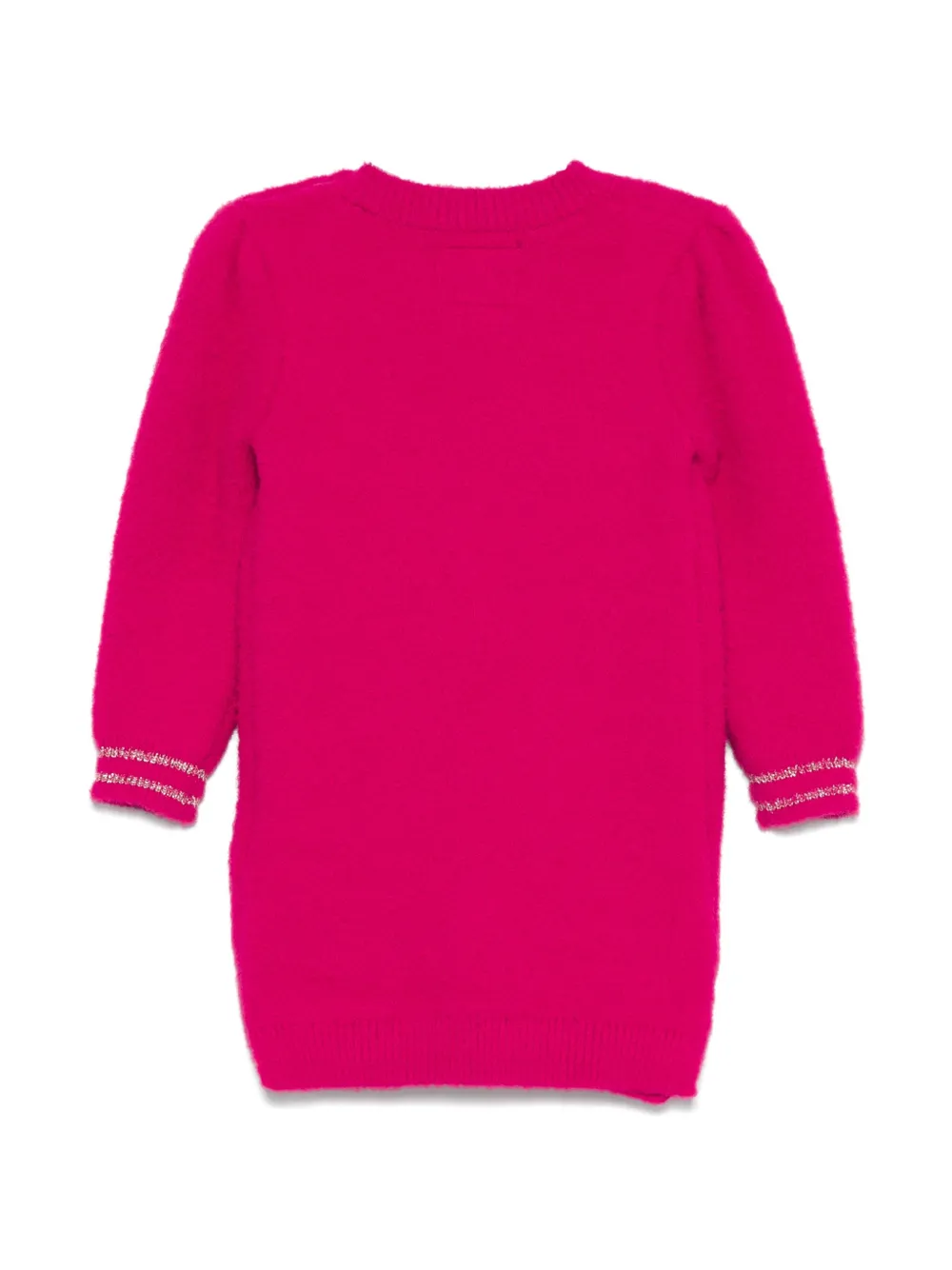 guess kids Geborstelde jurk - Roze