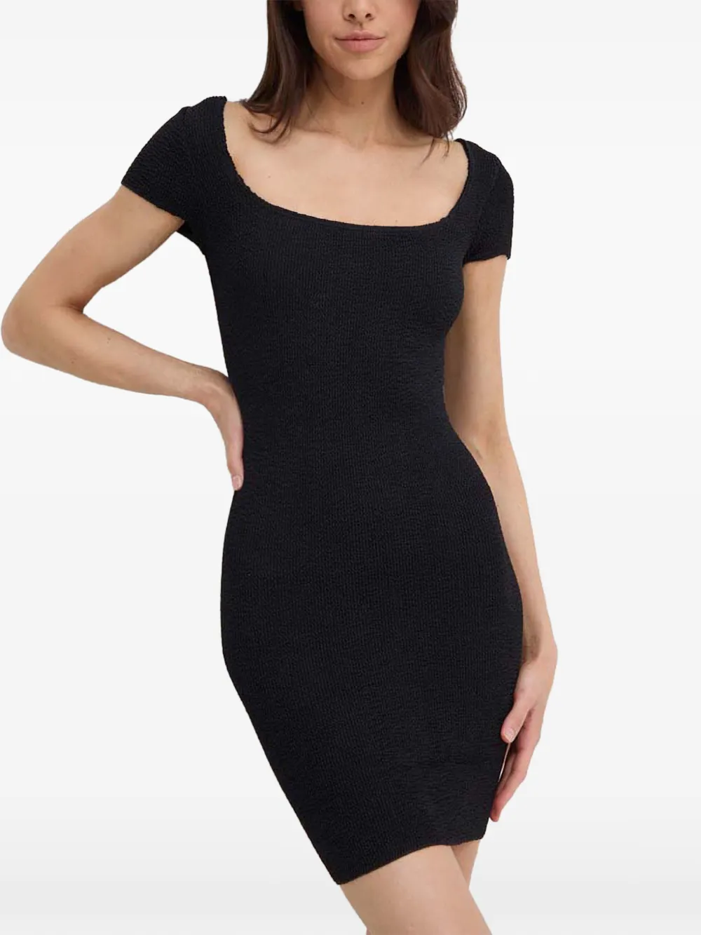 Bond-eye Jerrie mini dress - Schwarz