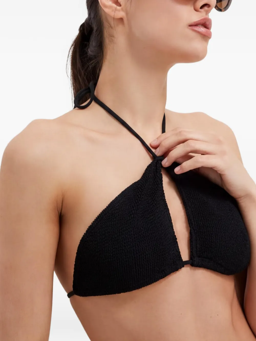 Bond-eye YASMINE Oberteil mit Cut-Out - Schwarz