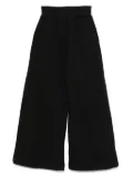 Monnalisa wide-leg track pants - Black