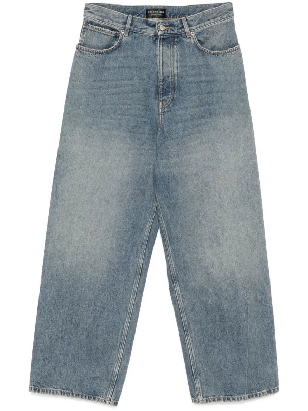 Balenciaga wide leg Jeans Blue FARFETCH CA