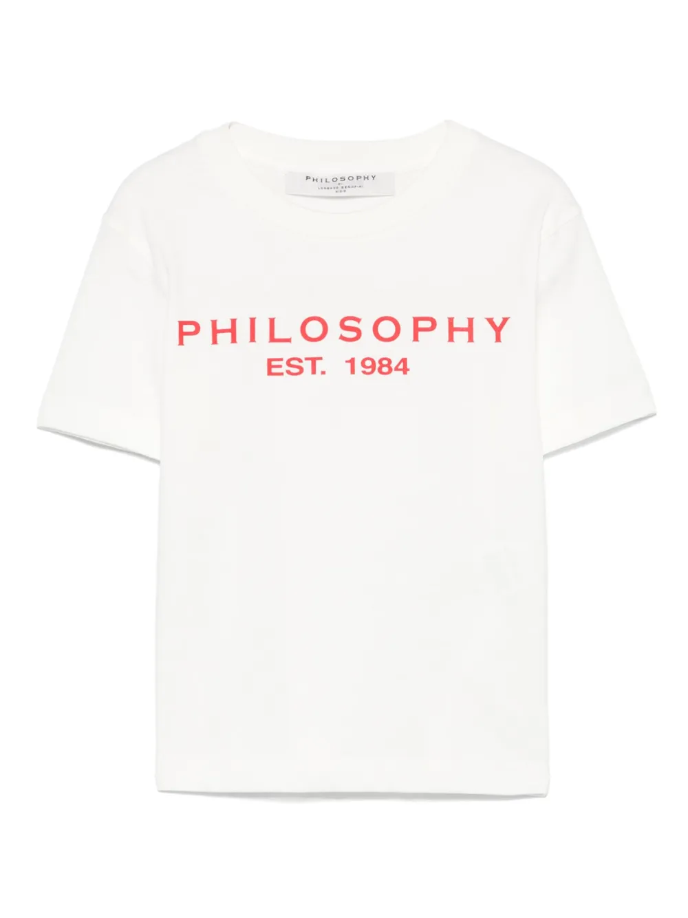 Philosophy Di Lorenzo Serafini Kids Logo Jersey T shirt White FARFETCH AZ
