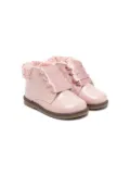 Eli1957 patent-finish boots - Pink