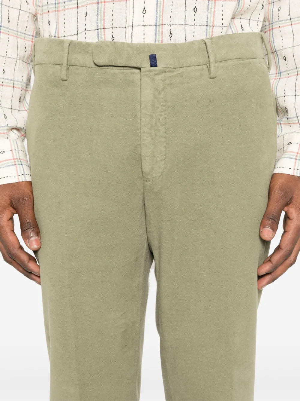 Incotex Slim-fit chino Groen