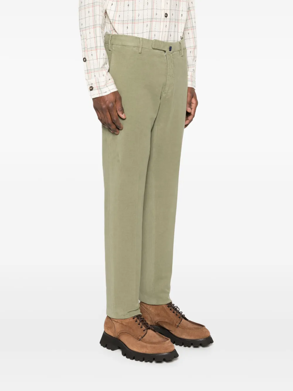 Incotex Slim-fit chino Groen