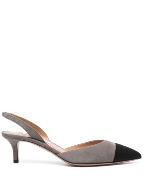 Aquazzura 50mm Milanese slingback pumps Women