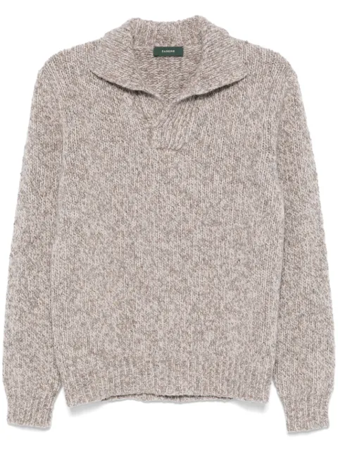 Zanone marl-knit sweater