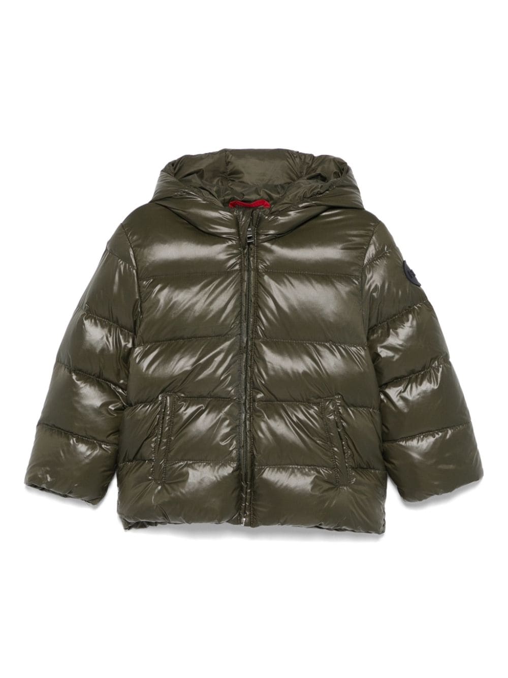 Fay Kids hooded puffer jacket - Verde