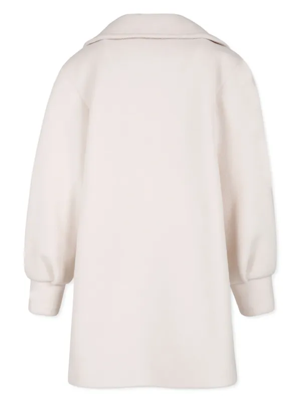 Pinko Kids logo-embroidered Coat Neutrals FARFETCH TR