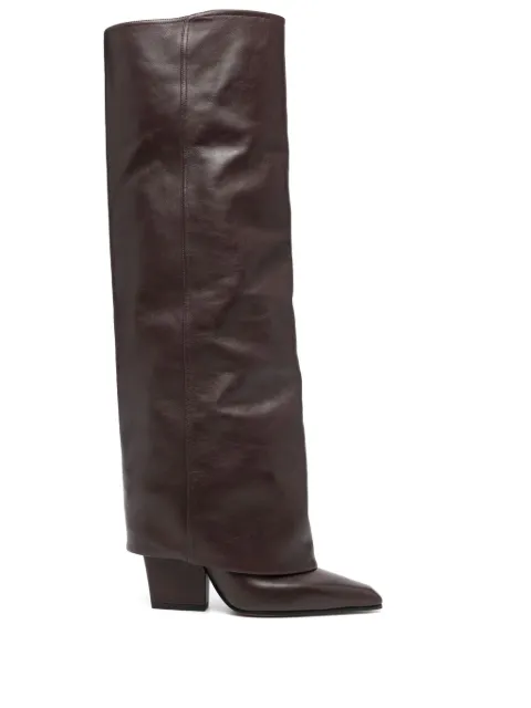 Paris Texas Stiefel mit Blockabsatz 90mm