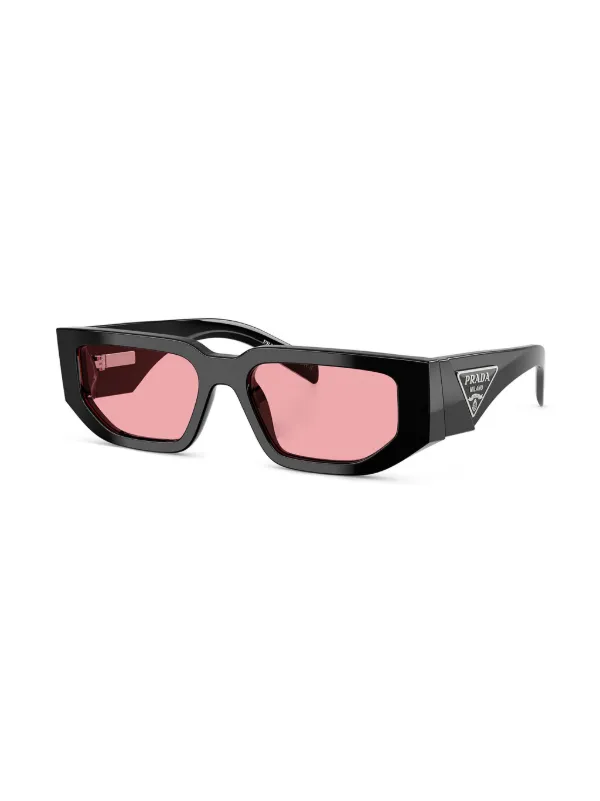 美品 】PRADA sunglasses サイドロゴ パープル バタフライ