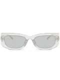 Prada Eyewear triangle-logo sunglasses - Grey