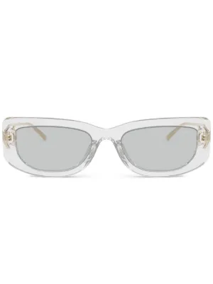 Prada Eyewear tortoiseshell-effect Oval Sunglasses | Brown  display picture 3