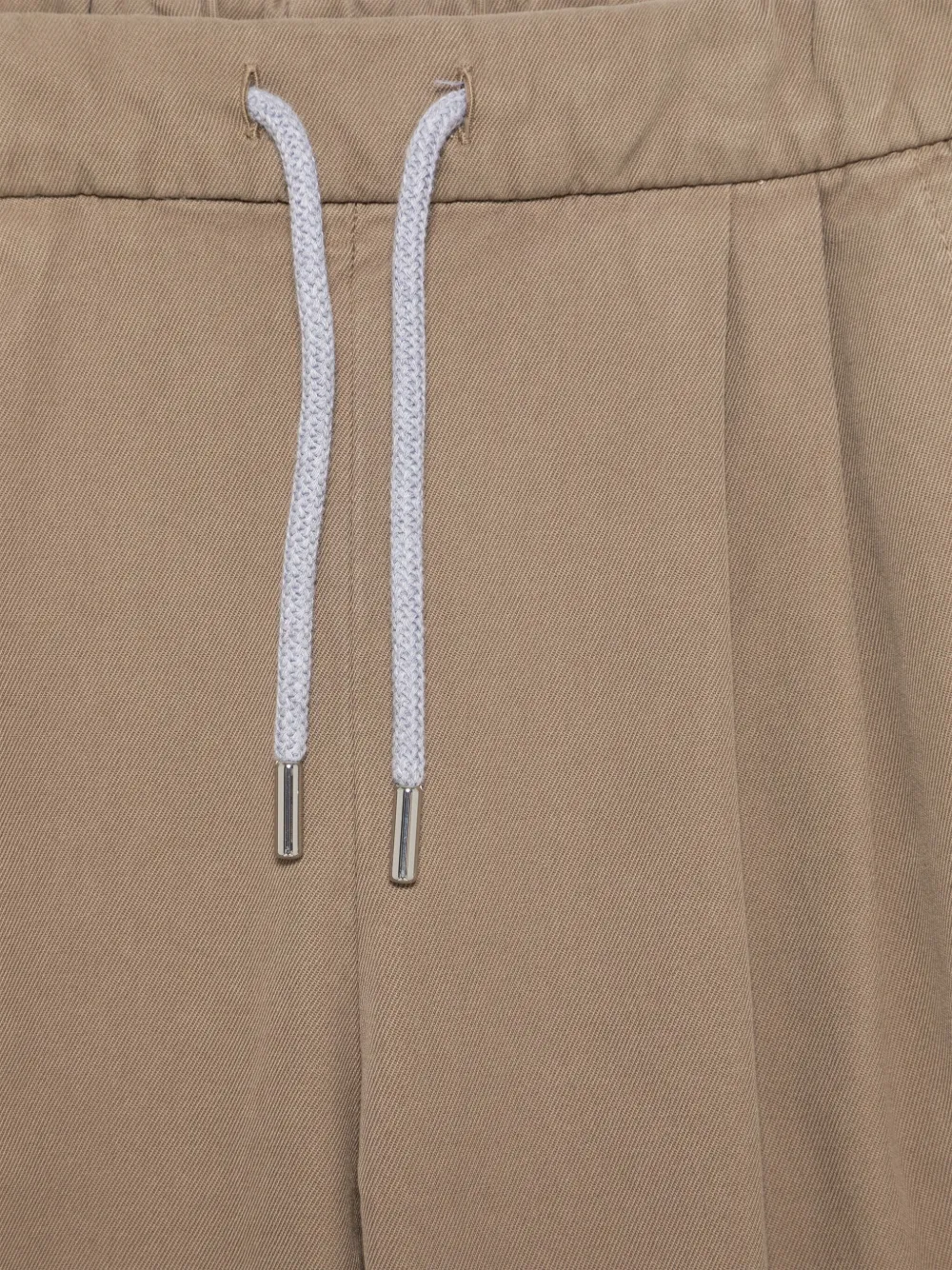 Brunello Cucinelli Kids Broek met toelopende pijpen Bruin
