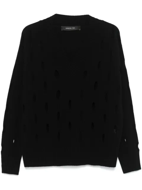 Federica Tosi cut-out detailing sweater