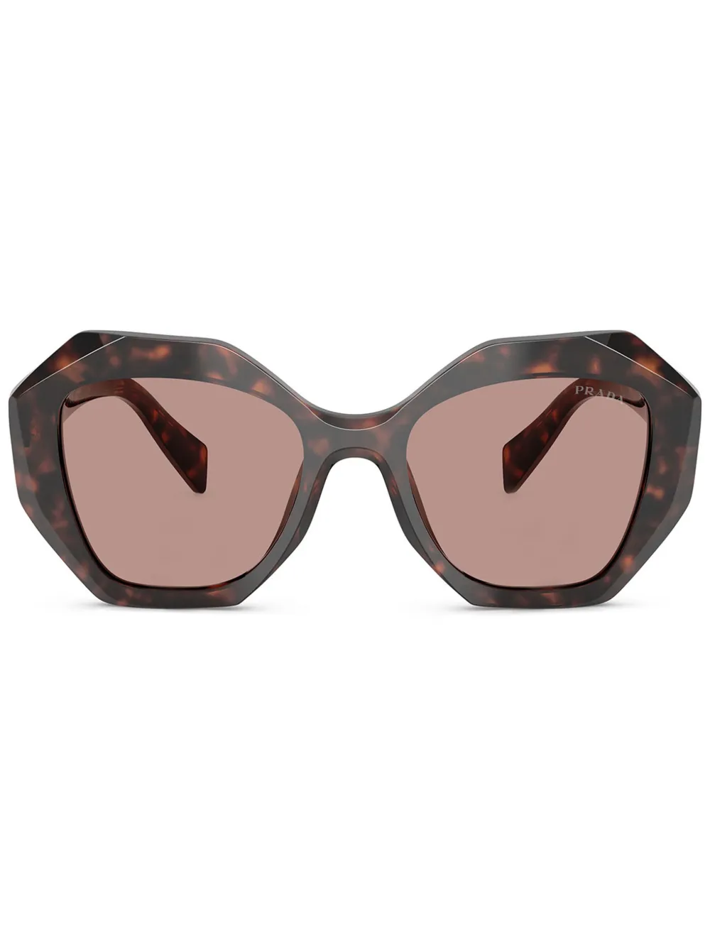 hexagon-frame sunglasses