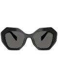 Prada Eyewear geometric-frame sunglasses - Black