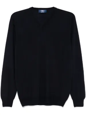 Tシャツ・カットソー FEDELI Men Sweater 7UI07725 BLACK Fedeli Clothing for Men | Shop Now on FARFETCH