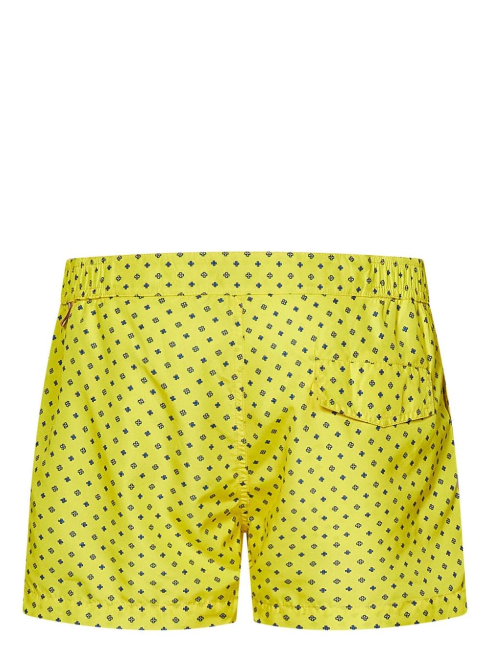 Shop Franzese Collection James Bond Swim Shorts In Yellow