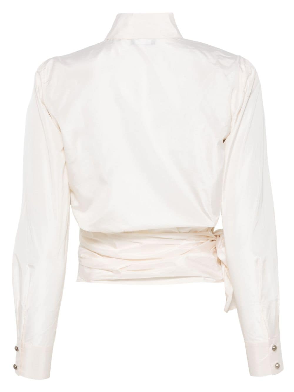 Giorgio Armani Pre-Owned 1990s zijden blouse - Wit