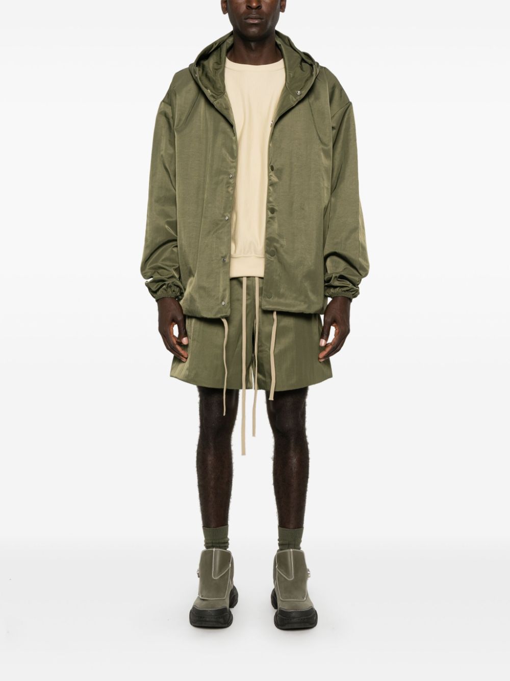 Fear Of God drawstring shorts - Groen