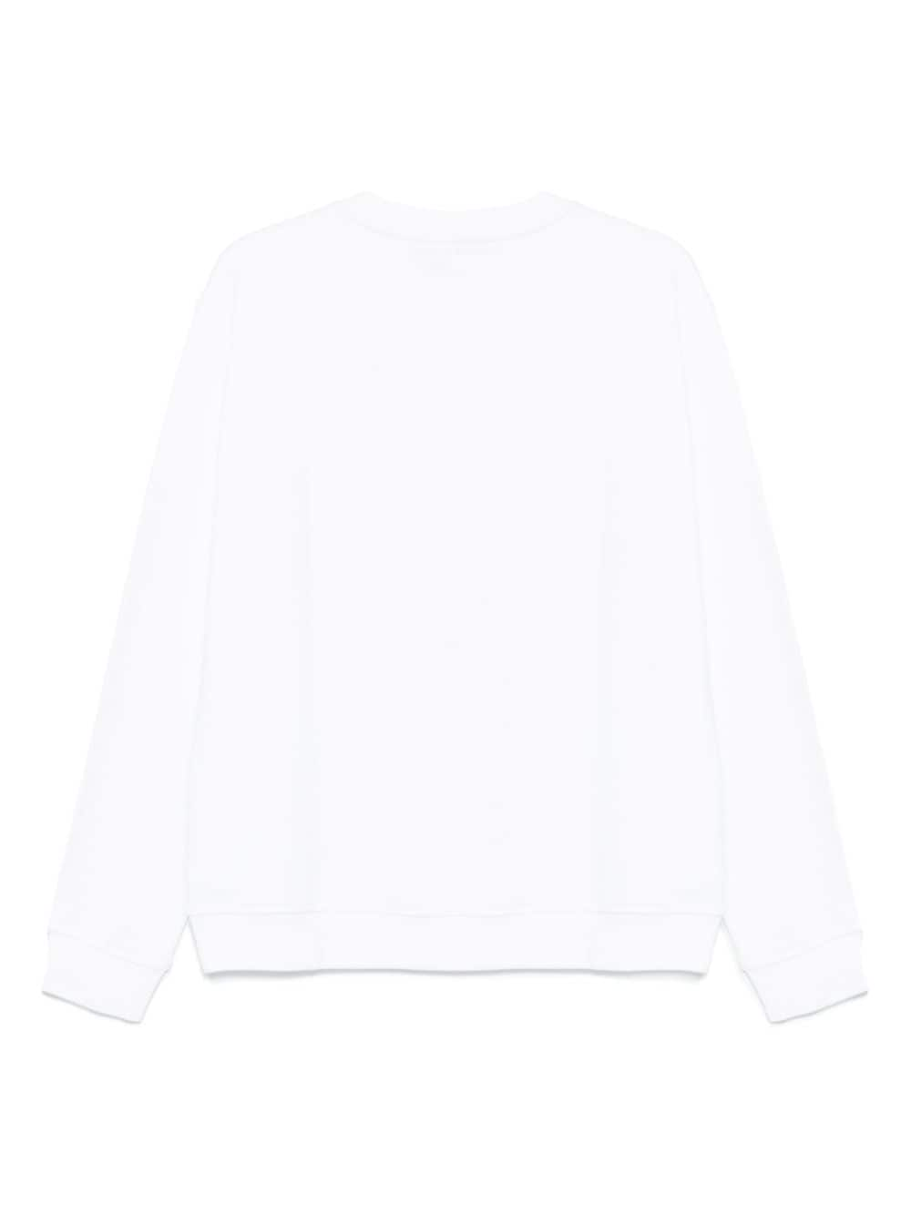 Karl Lagerfeld Sweater met logo-reliëf - Wit