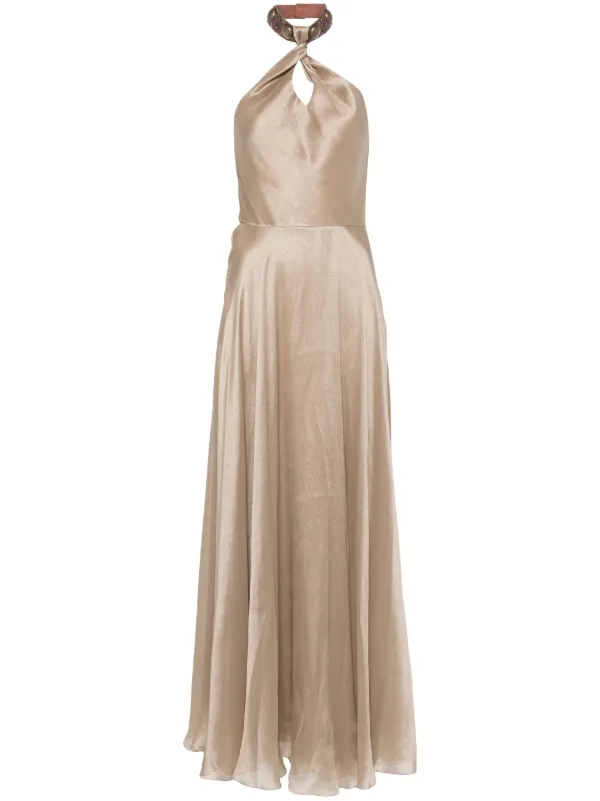 Ralph Lauren Collection Sherri Gown in Neutrals