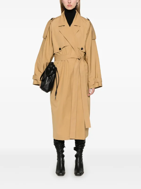 The Row Marvin トレンチコート | ニュートラル | FARFETCH JP
