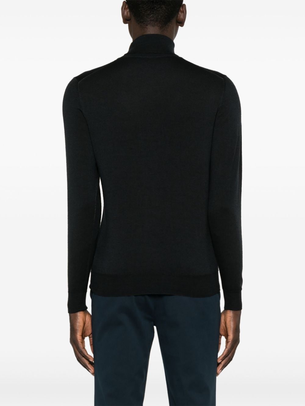 Shop Fedeli Fine-knit Sweater In Blue