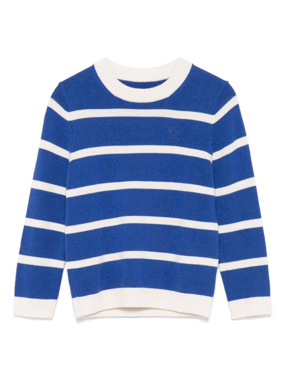 Calvin Klein Kids striped sweater - Blue