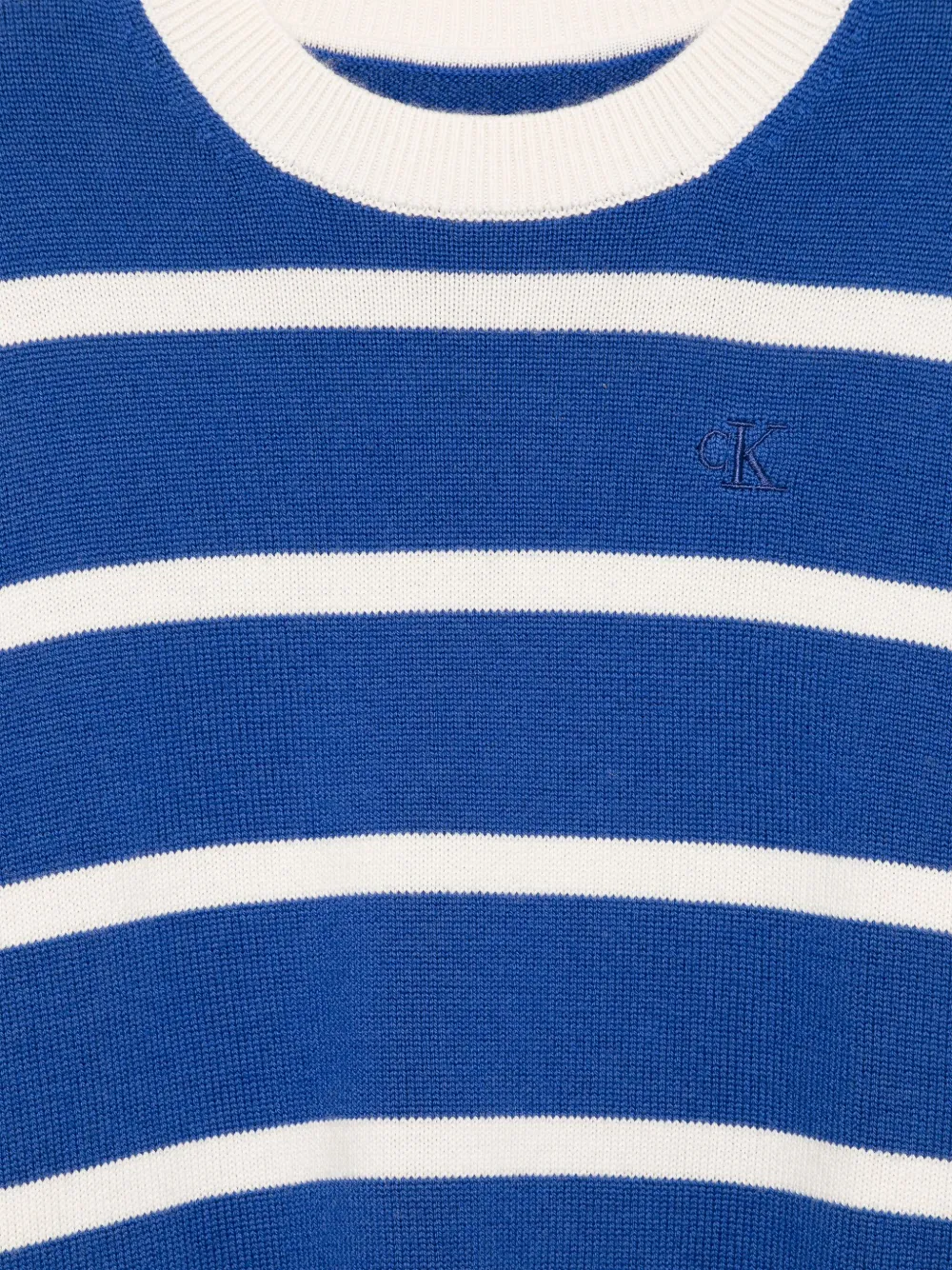 Calvin Klein Kids Gestreepte trui Blauw