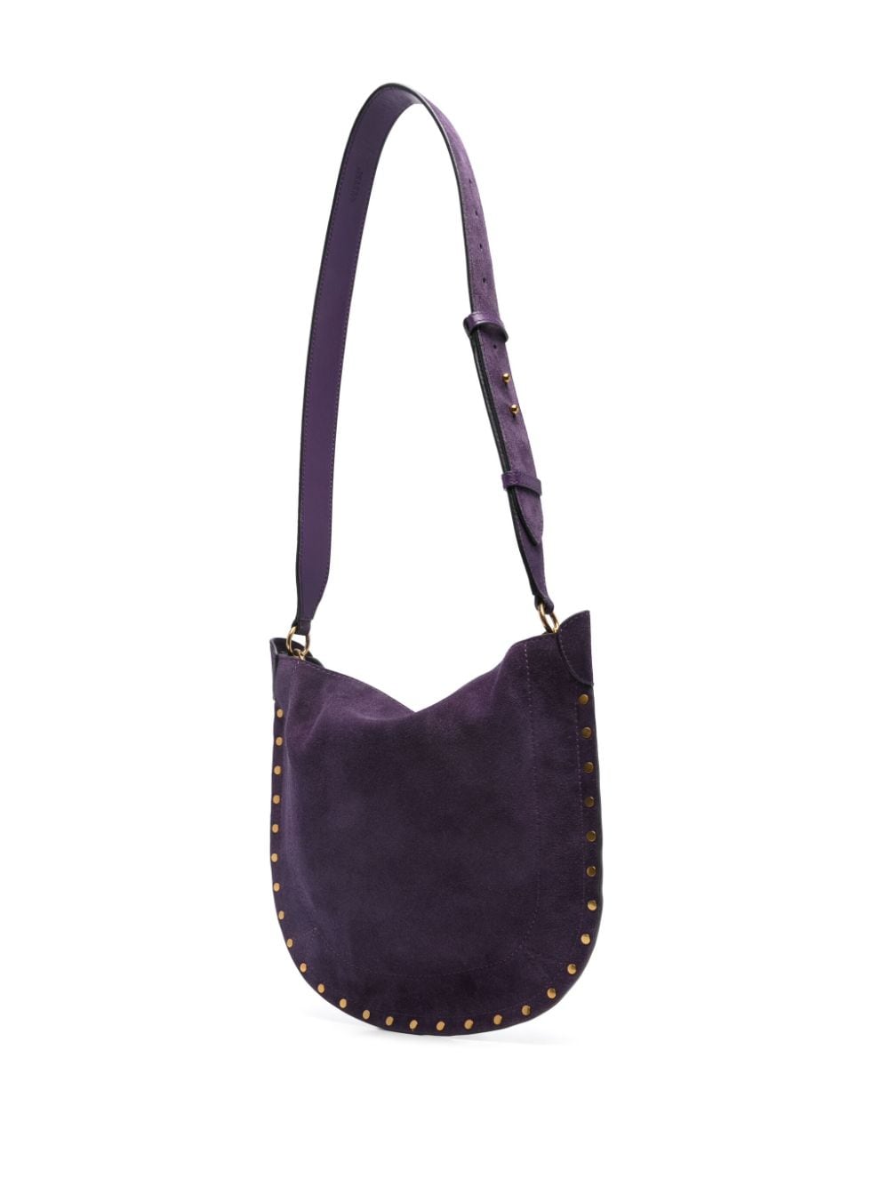 Shop Isabel Marant Oskan Soft Shoulder Bag In Purple