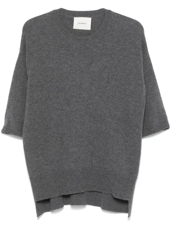 Lisa Yang Camille Sweater in Grey