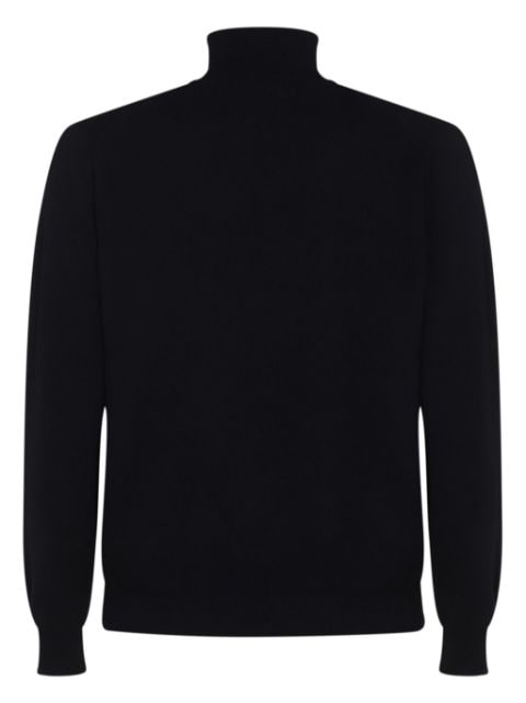 roll-neck knitted jumper