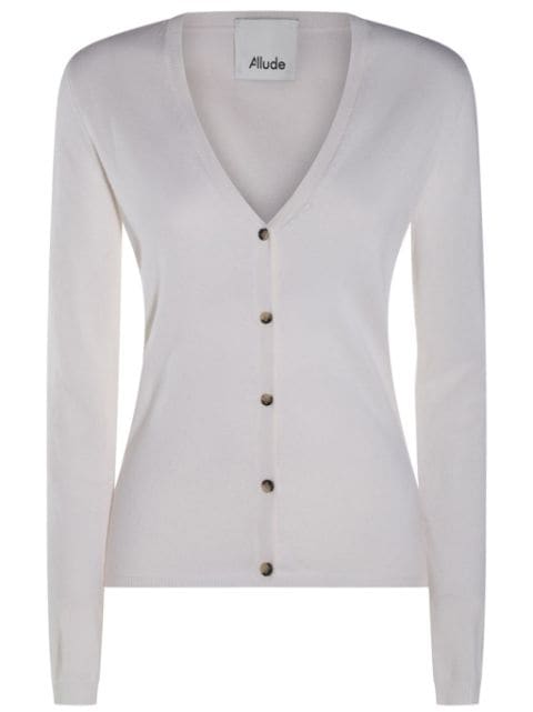 buttoned cashmere cardigan