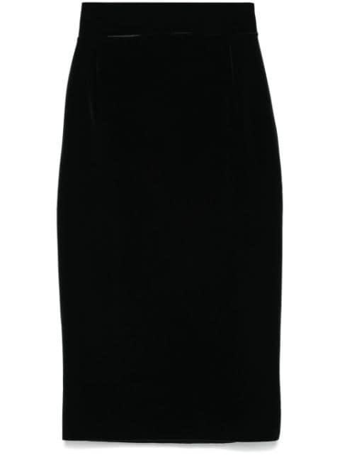 Lumi velvet skirt 