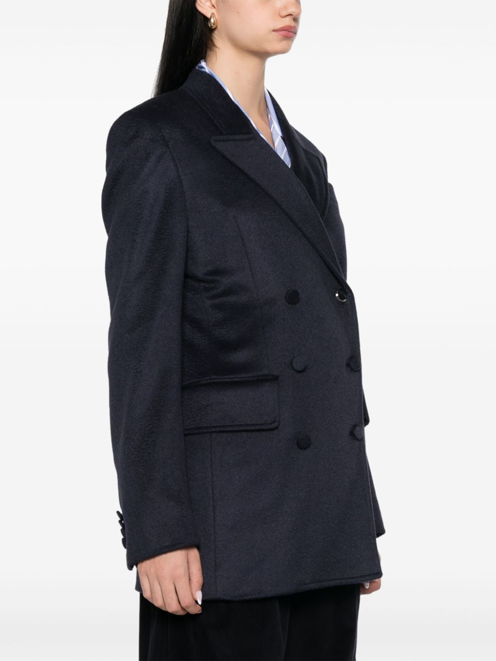 Shop Gabriela Hearst Nico Blazer In Blau