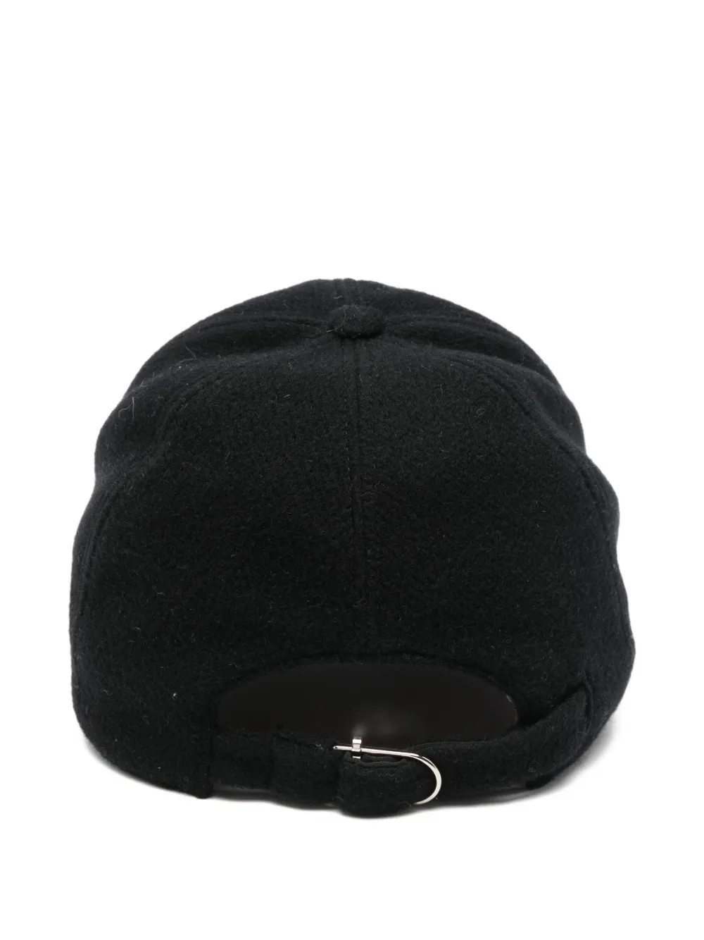 Gabriela Hearst Kasjmier honkbalpet - Zwart