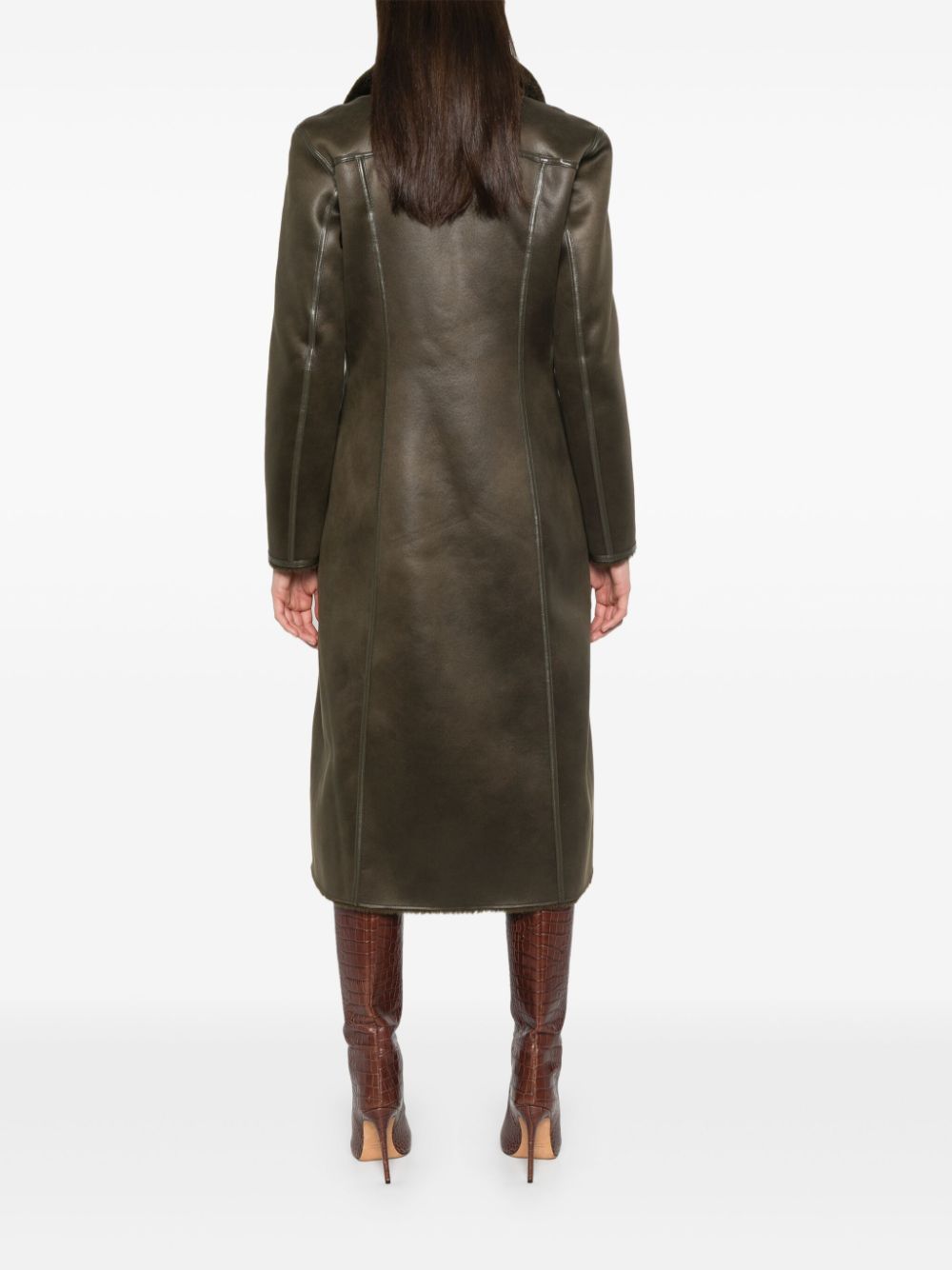 Shop Urbancode Reversible Coat In Green