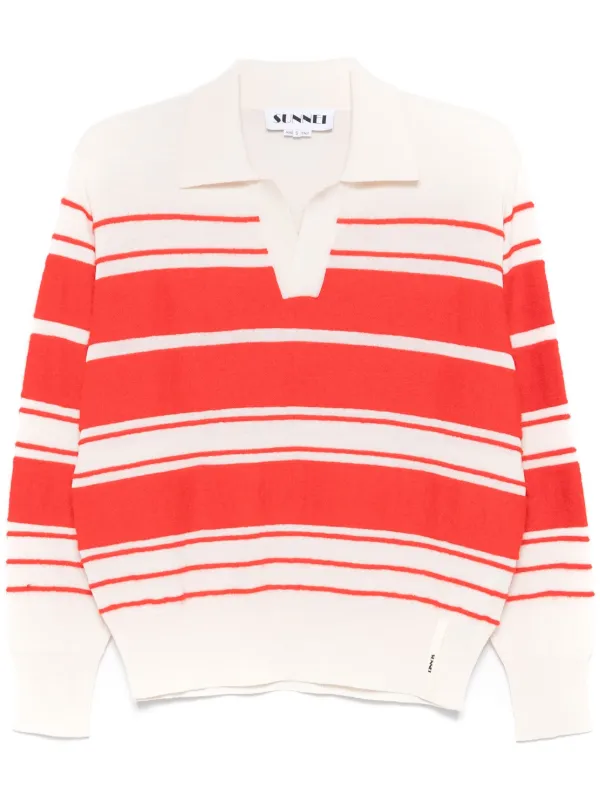 Sunnei Striped Sweater | Neutrals | FARFETCH IN 