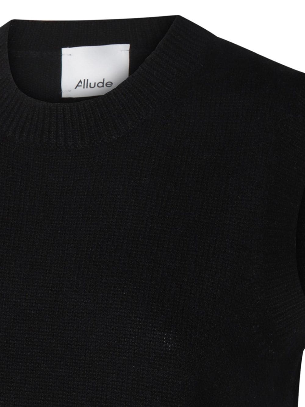 Shop Allude Cashmere Sleeveless Knitted Top In Black