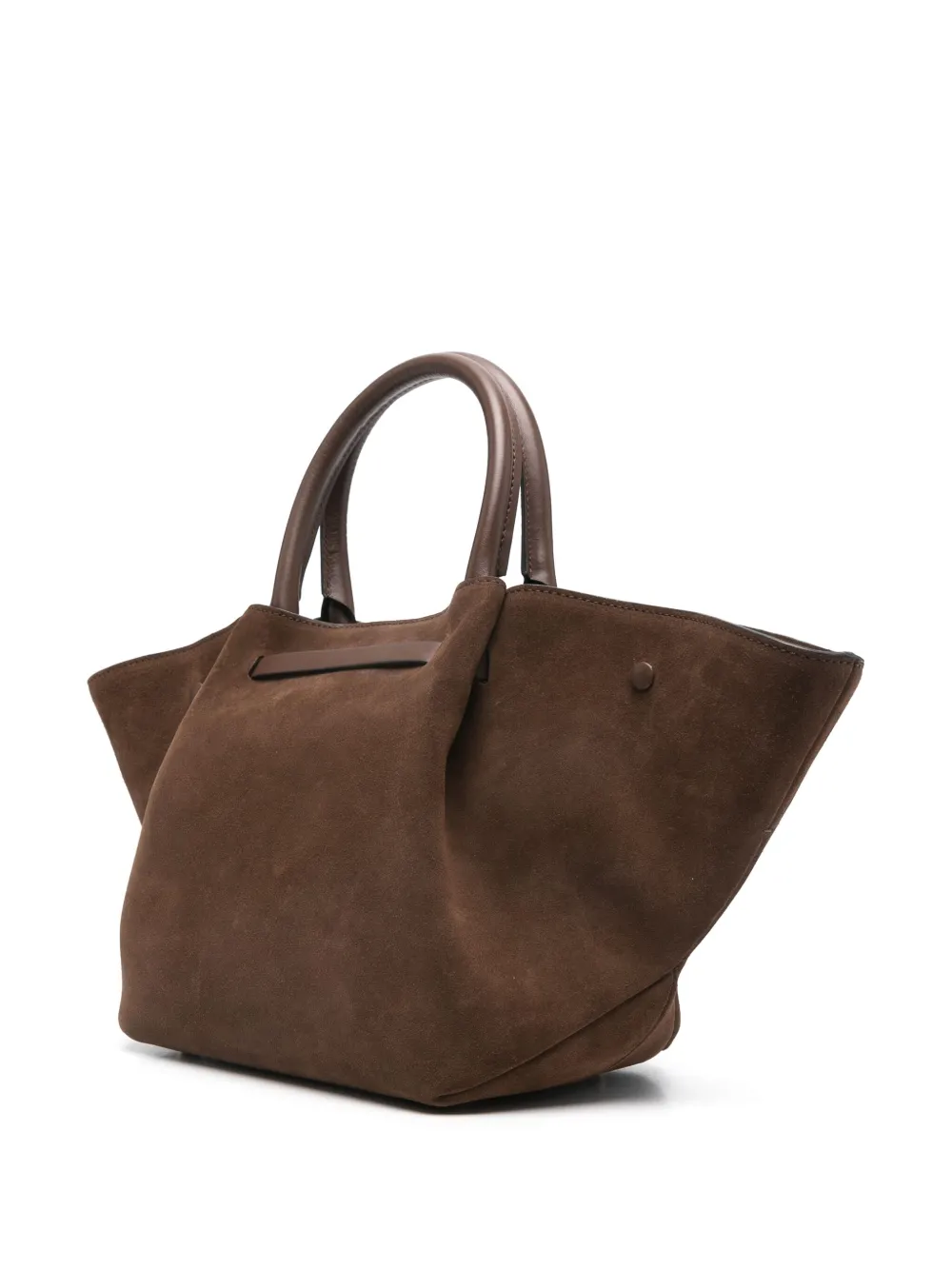 Demellier Midi New York Tote Bag In Brown