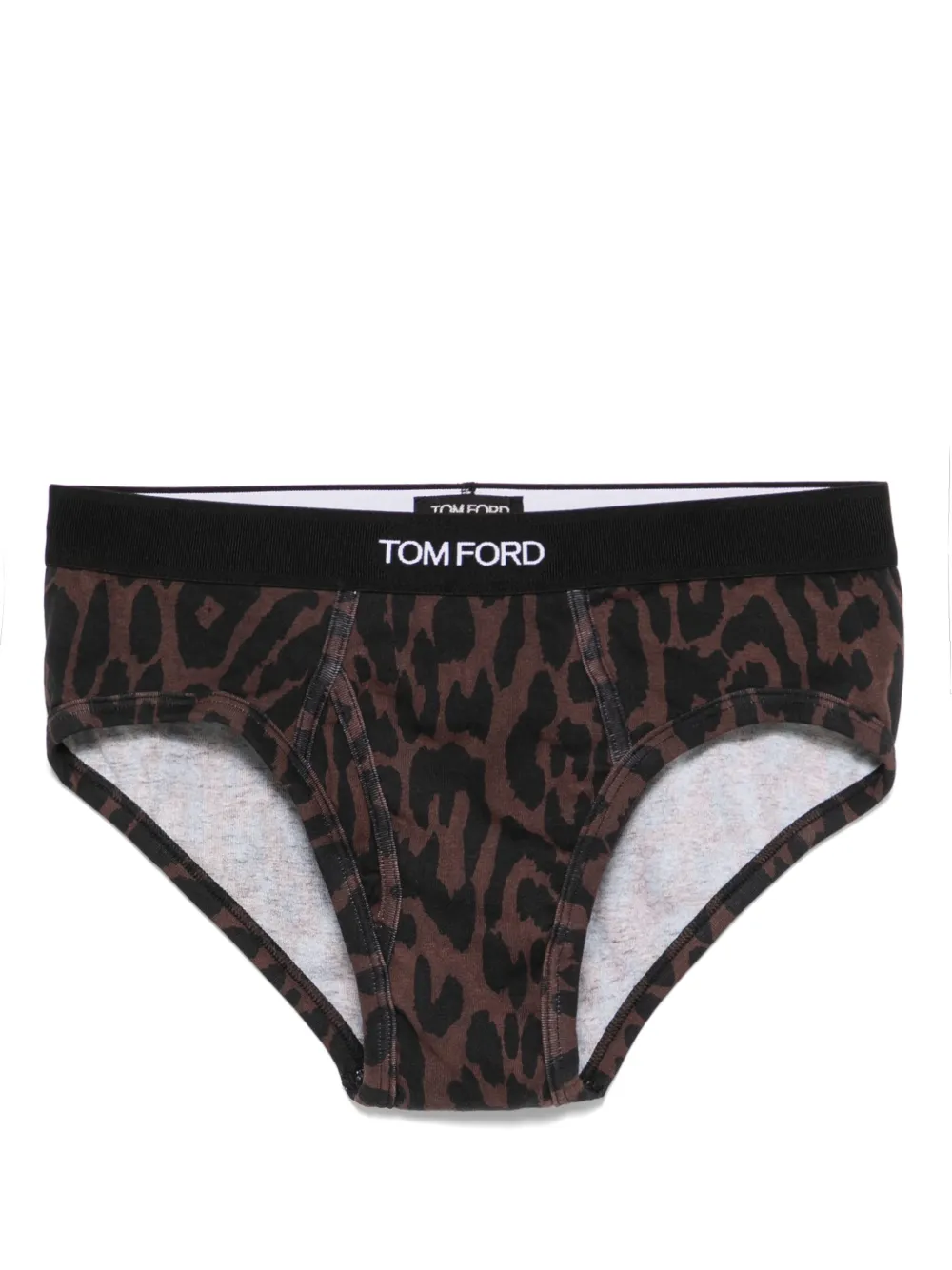 TOM FORD Boxershorts met luipaardprint Bruin