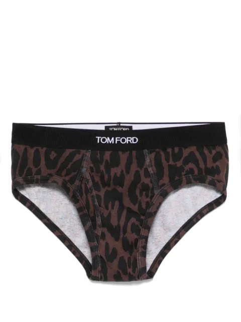 TOM FORD bóxer con estampado de guepardo