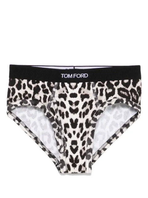 TOM FORD leopard-print boxers