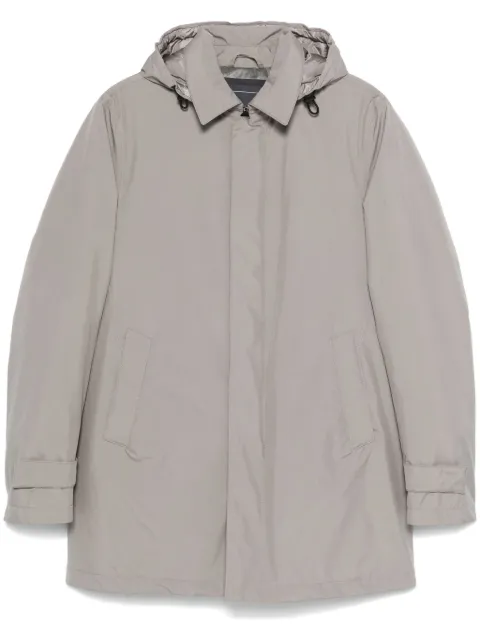 Herno detachable-hood jacket