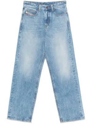 Eckhaus Latta ワイドジーンズ | ブルー | FARFETCH JP
