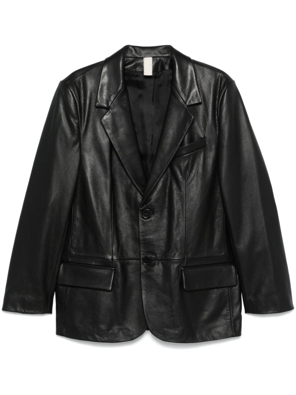 leather blazer