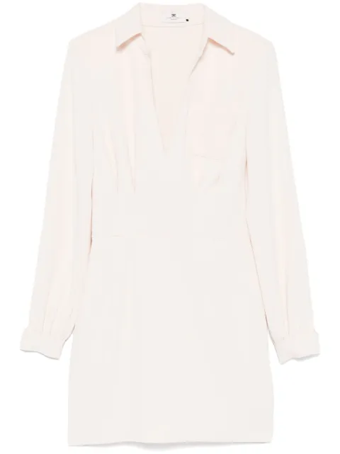 Elisabetta Franchi embroidered-logo mini dress 