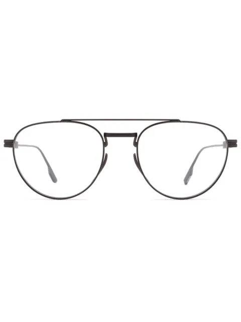 Zegna pilot-frame glasses 